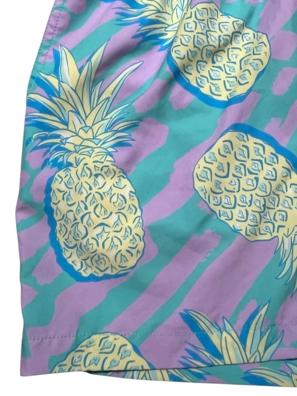 Chubbies Pineapple Swim Trunks 5.5” Inseam Low Tides Mens M Beach